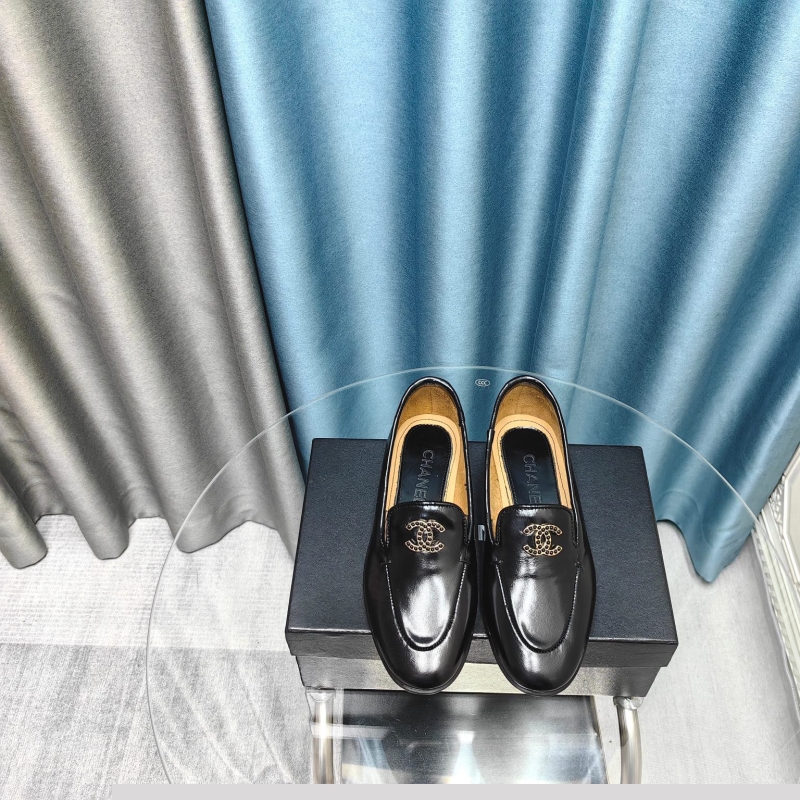 Ch*el leather shoes